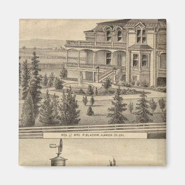 Imán Residencia de Blacow, granja (Frente)