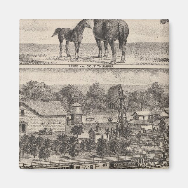 Imán Residencia de James Potter, Junction City, Kansas (Frente)