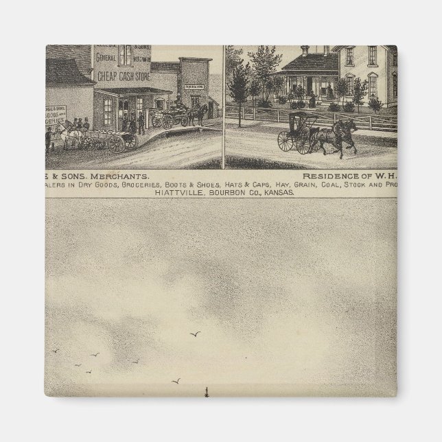 Imán Residencia de JD Hill, Kansas (Frente)