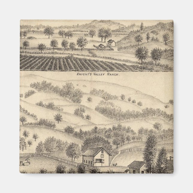 Imán Residencia de Joseph Alexander, Mendocino (Frente)