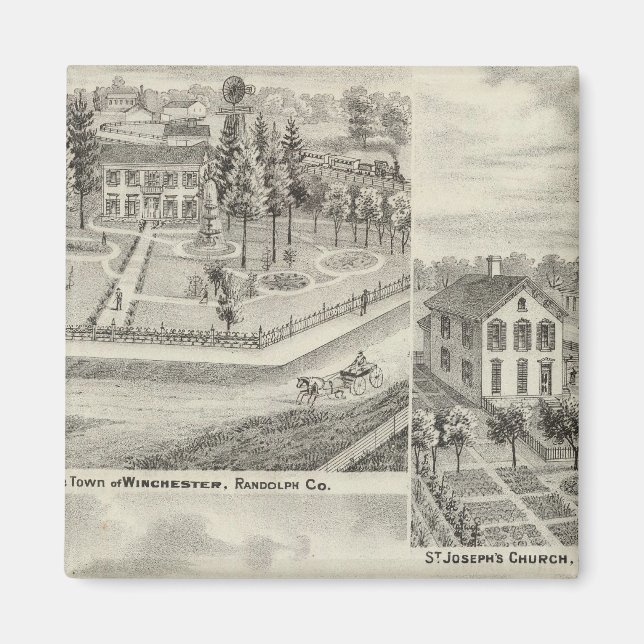 Imán Residencia de Milton Thornburgh Fayette Co (Frente)