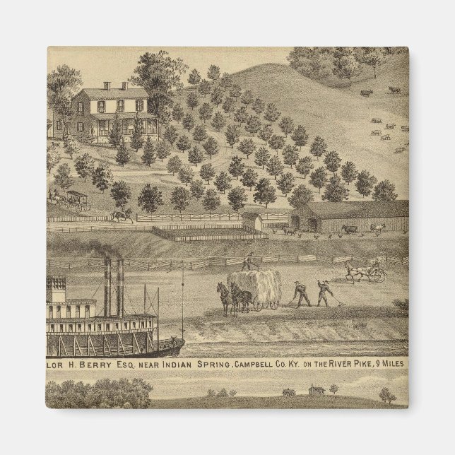 Imán Residencia de Taylor H Berry (Frente)