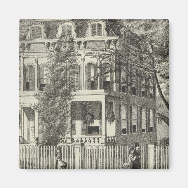 Imán Residencia del Dr. Charles Hubbard (Frente)