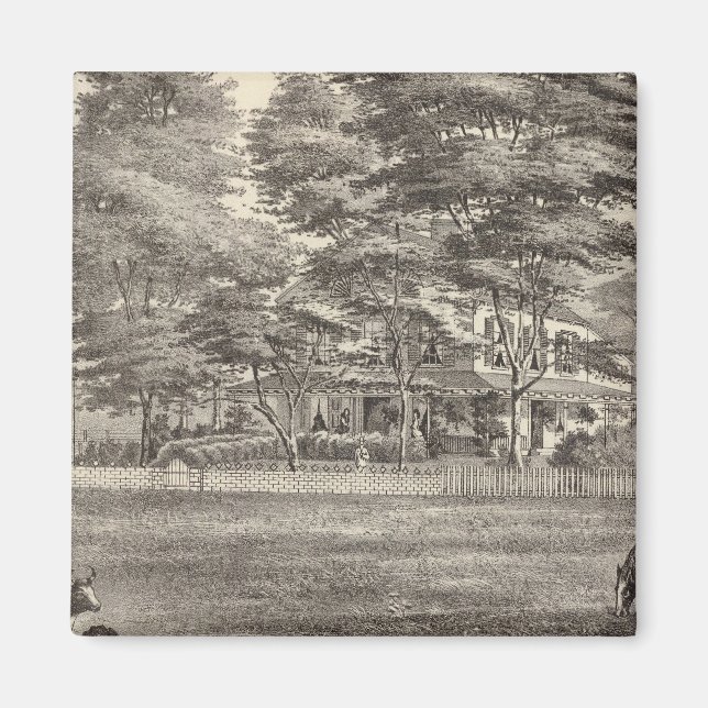 Imán Residencia del Dr. Robert Laird, Squan, NJ (Frente)