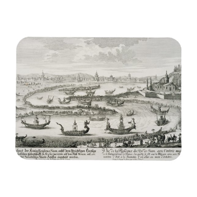 Imán Residencia del Rey de Siam, de 'Entwurf einer' (Horizontal)