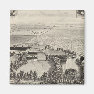 Imán Residencia y rancho de Bostwick, Kinsley, Kansas