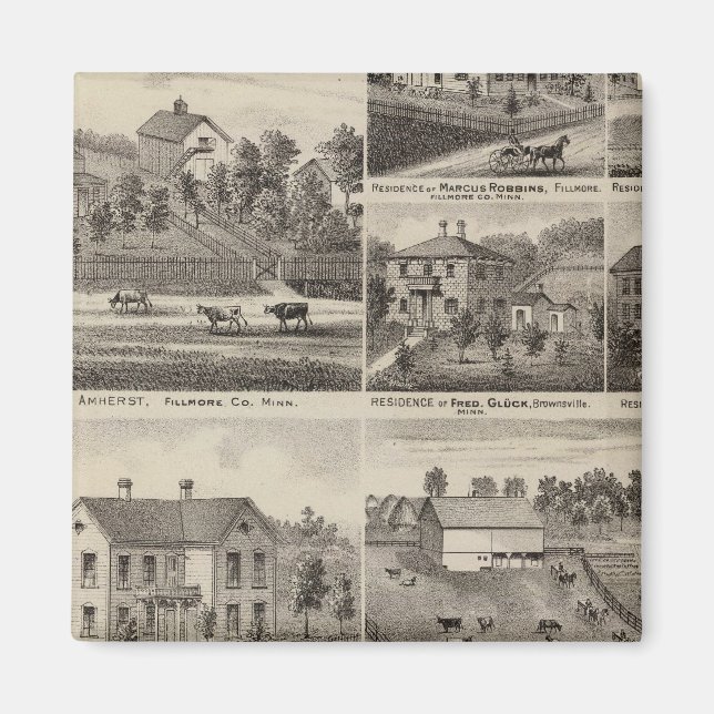 Imán Residencias de Amherst and Fillmore, Minnesota (Frente)