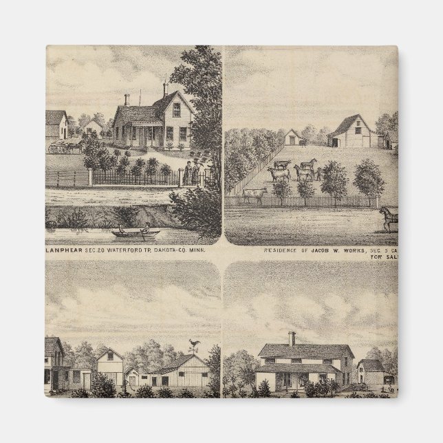 Imán Residencias de Minnesota 2 (Frente)