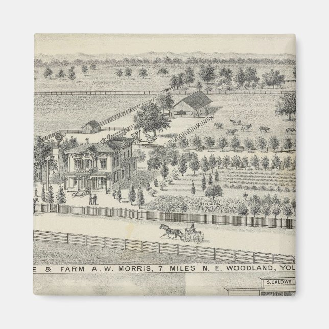 Imán Residencias de Woodland, granjas (Frente)