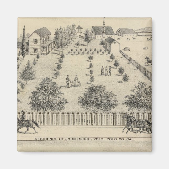 Imán Residencias de Yolo (Frente)