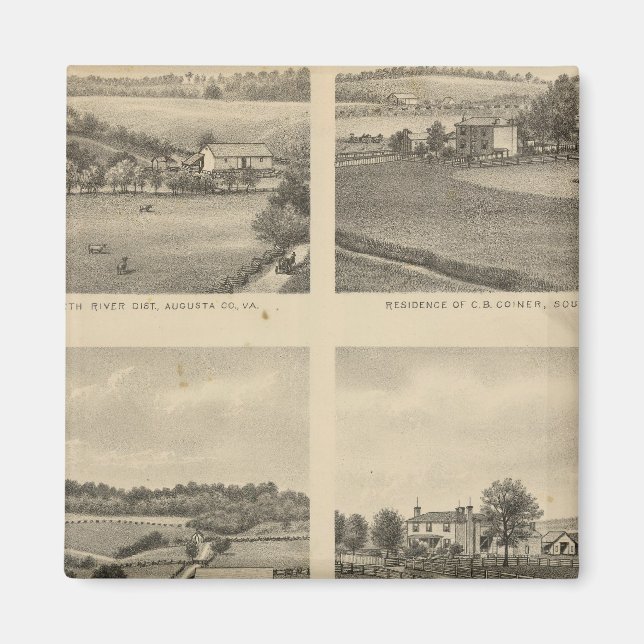 Imán Residencias del Condado de Augusta (Frente)