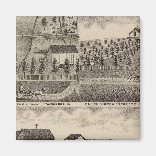 Imán Residencias en Monte Pleasant, Minnesota (Frente)