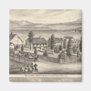 Imán Residencias en negro, neal, propiedades