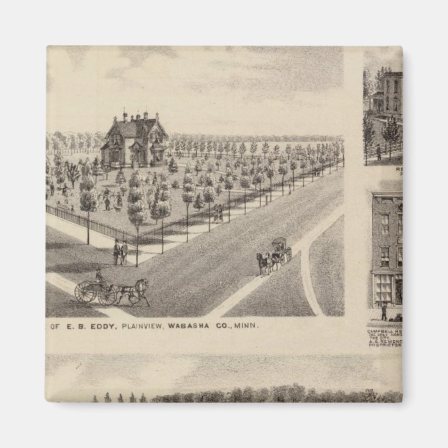 Imán Residencias, Granja, Minnesota (Frente)