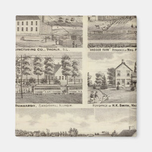 Imán Residencias, granjas y fábricas, Vandalia y Sando