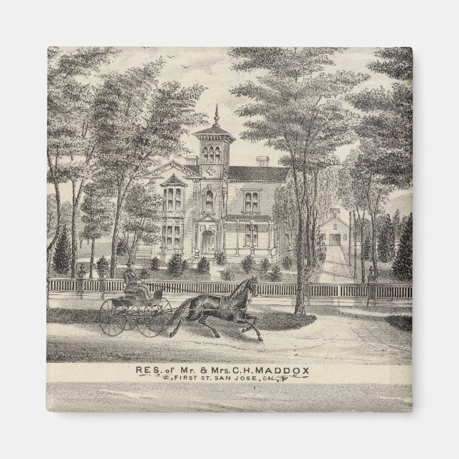 Imán Residencias Maddox, Knox (Frente)