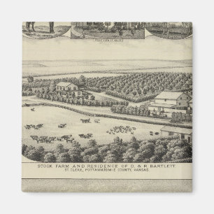 Imán Residencias y granjas de Bartlett y Roberts, Kansa