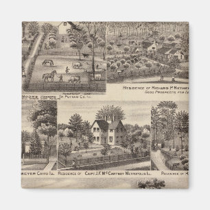 Imán Residencias y granjas en Edgar, Hardin, Massac