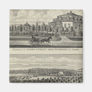 Imán Residencias y granjas, Onaga, Kansas