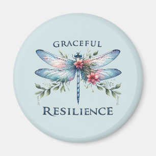 Imán Resiliencia Graceitosa - Dragonfly artístico