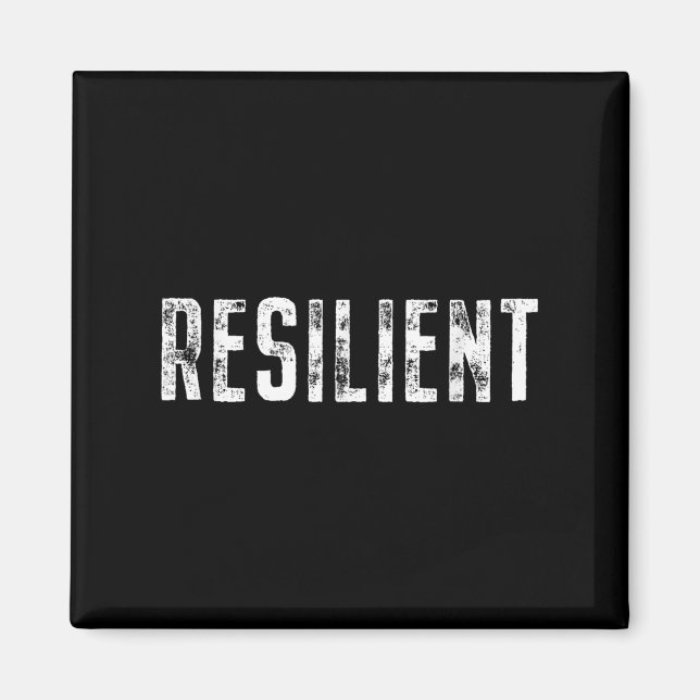 Imán Resilient Mental Strength Self-esteem Motivation R (Frente)