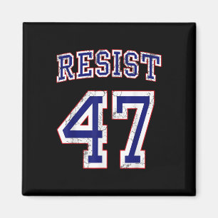 Imán Resista a Trump 47 gráfico con problemas retro