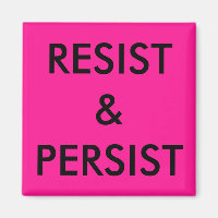 Resista y persistente, negrita texto negro sobre r