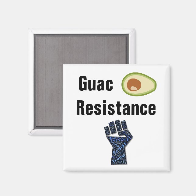 Imán Resistencia Guac (Anverso/Reverso)