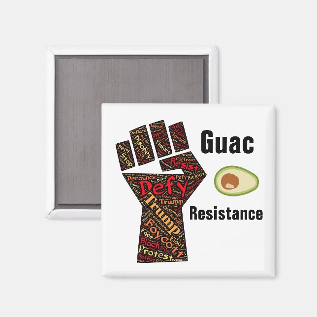 Imán Resistencia Guac (Anverso/Reverso)