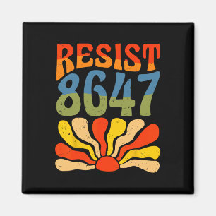 Imán Resistir 8647 Flor Antitrum Human Rights Política