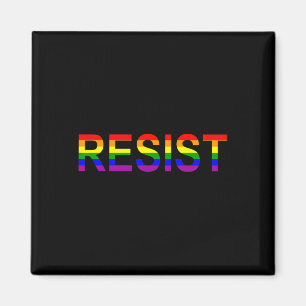 Imán Resistir a la Novedad política del arcoiris contra