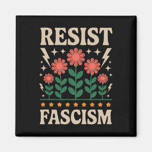 Imán Resistir al Fascismo Protesta Trump Anti Trump 