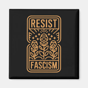Imán Resistir al Fascismo Protesta Trump Anti Trump 