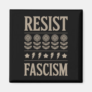 Imán Resistir al Fascismo Protesta Trump Anti Trump 10