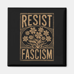Imán Resistir al Fascismo Protesta Trump Anti Trump 3