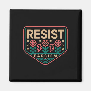Imán Resistir al Fascismo Protesta Trump Anti Trump 9 