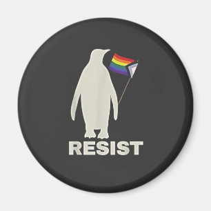 Imán Resistir al pingüino contra las tarifas LGBT contr