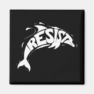 Imán Resistir la protesta de los delfines de Trump cont