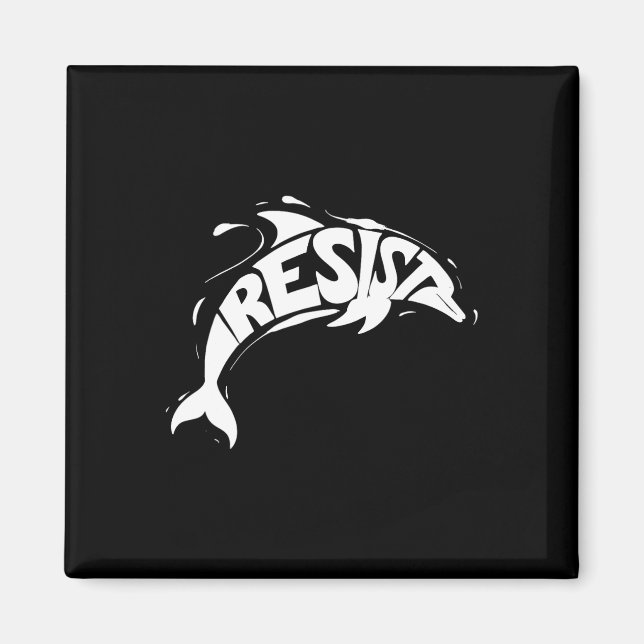 Imán Resistir la protesta de los delfines de Trump cont (Frente)