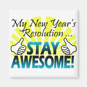Imán Resolución impresionante del Año Nuevo