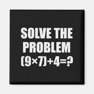 Imán Resolver El Problema Divertido 67 Meme Brainrot Pr