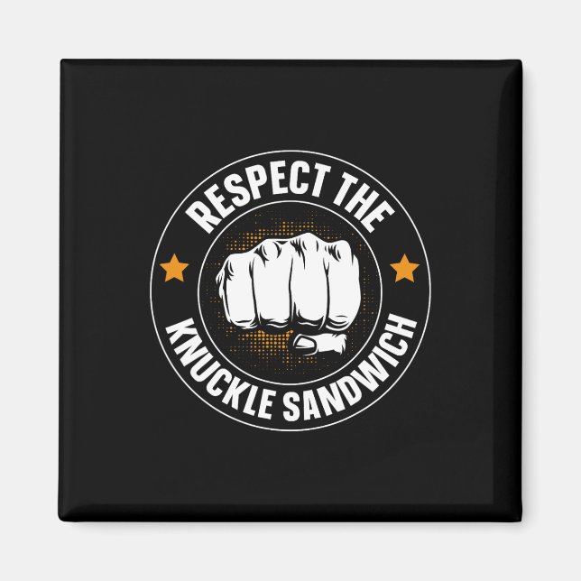 Imán Respetar El Sandwich De Knuckle (Frente)