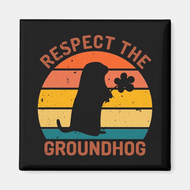 Imán Respetar La Marmota (Frente)