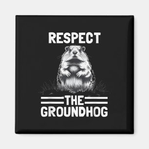 Imán Respeto A La Celebración De Groundhog Day _1