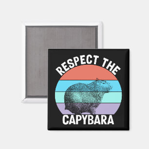 Imán Respeto Al Carpincho Amante Divertido Del Carpinch