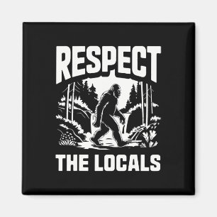 Imán Respeto al Pie Grande Locales Cazador de Sasquatch