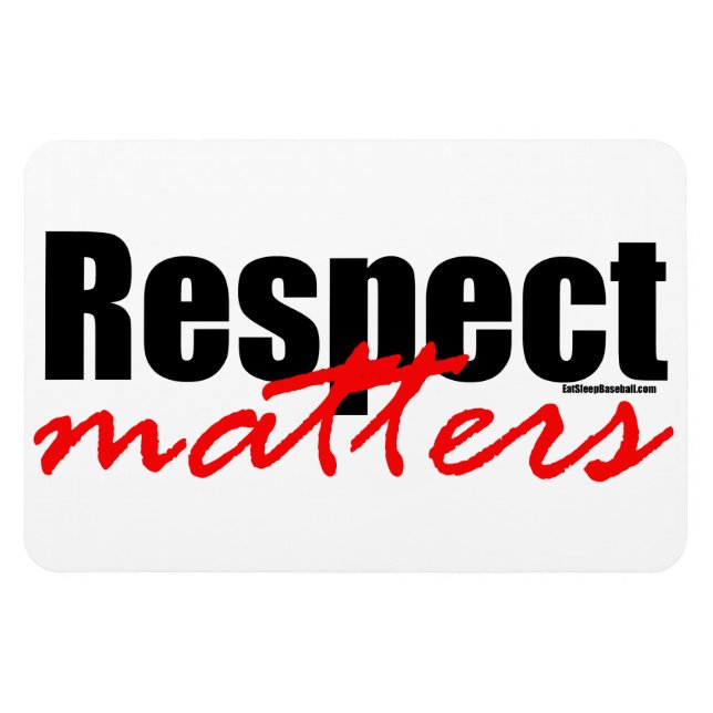 Imán Respeto de asuntos (Horizontal)