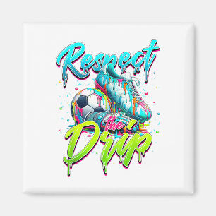 Imán Respeto El Drip Fútbol Helado Drip Drip Con Drogk