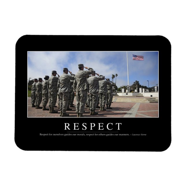 Imán Respeto: Inspiradora cita 2 (Horizontal)