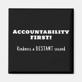 Imán Responsabilidad primero, amabilidad segundo